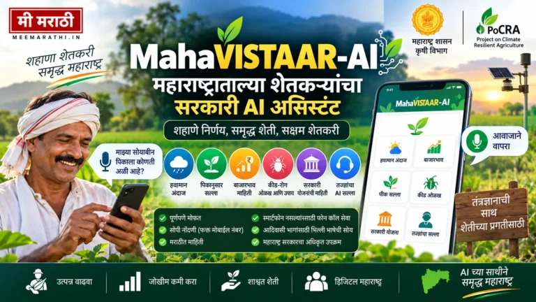 MahaVISTAAR-AI: महाराष्ट्रातल्या शेतकऱ्या साठी  सरकारी AI असिस्टंट Free AI App